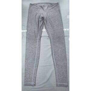 Lululemon Leggings Womens 10 Gray Ankle High Rise Yoga Workout Stretch Athletic